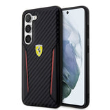Ferrari Samsung Galaxy S23 Cover Carbon & Stripe Sort