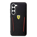 Ferrari Samsung Galaxy S23 Cover Carbon & Stripe Sort