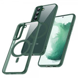 Samsung Galaxy S23 Cover Farvet Kant MagSafe Grøn