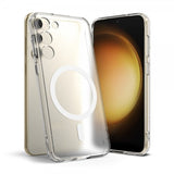 Ringke Samsung Galaxy S23 Cover Fusion Magnetic Mat Gennemsigtig