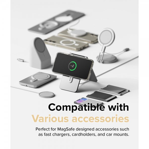 Ringke Samsung Galaxy S23 Cover Fusion Magnetic Mat Gennemsigtig