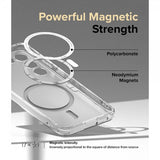 Ringke Samsung Galaxy S23 Cover Fusion Magnetic Mat Gennemsigtig