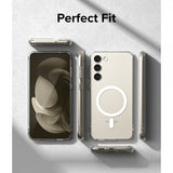 Ringke Samsung Galaxy S23 Cover Fusion Magnetic Mat Gennemsigtig