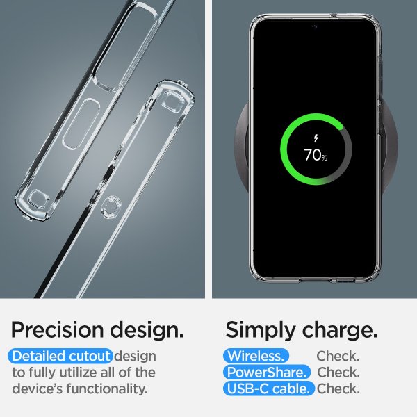 Spigen Samsung Galaxy S23 Cover Liquid Crystal Crystal Clear