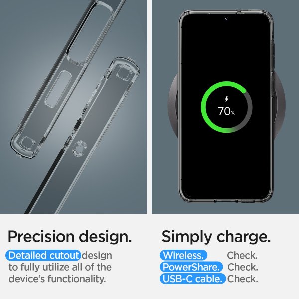 Spigen Samsung Galaxy S23 Cover Liquid Crystal Space Crystal