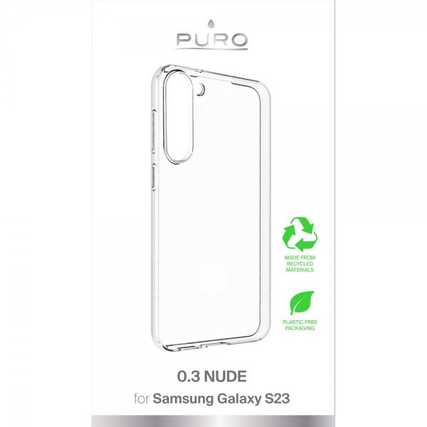 Puro Samsung Galaxy S23 Cover Nude Transparent