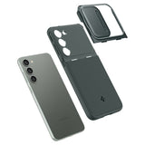 Spigen Samsung Galaxy S23 Cover Optik Armor Abyss Green