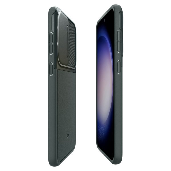 Spigen Samsung Galaxy S23 Cover Optik Armor Abyss Green