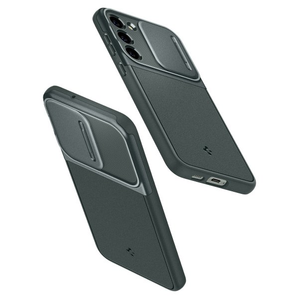 Spigen Samsung Galaxy S23 Cover Optik Armor Abyss Green