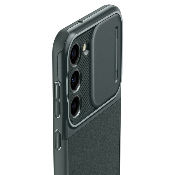 Spigen Samsung Galaxy S23 Cover Optik Armor Abyss Green