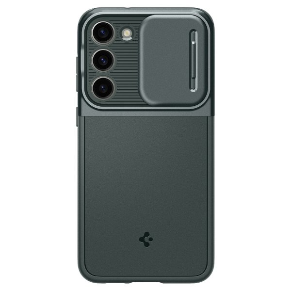 Spigen Samsung Galaxy S23 Cover Optik Armor Abyss Green