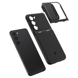 Spigen Samsung Galaxy S23 Cover Optik Armor Sort