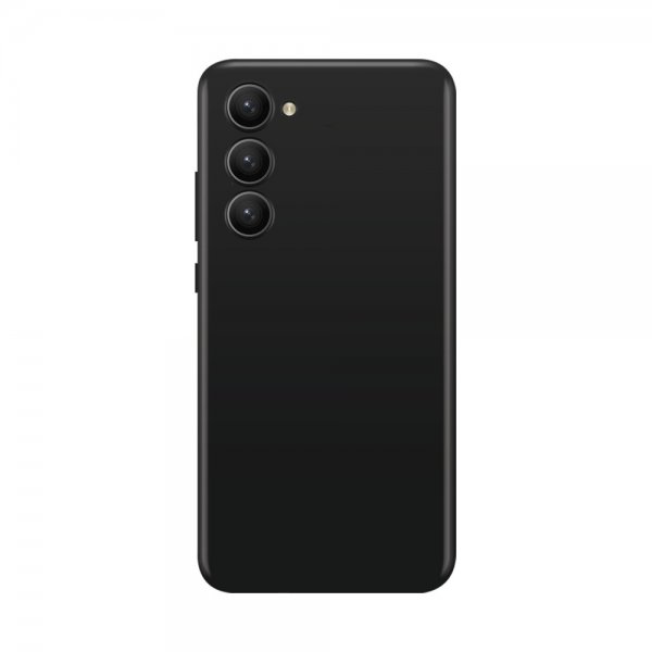 Xqisit Samsung Galaxy S23 Skal Silikonecover Sort