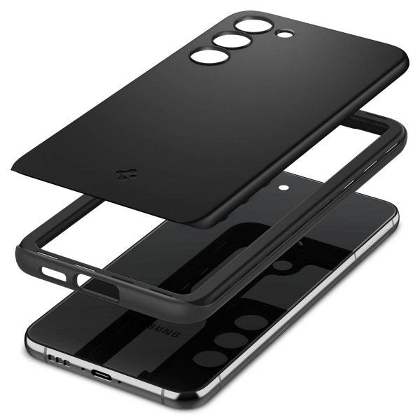 Spigen Samsung Galaxy S23 Cover Thin Fit Sort