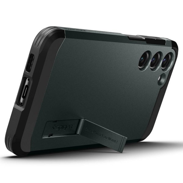 Spigen Samsung Galaxy S23 Cover Tough Armor Abyss Green