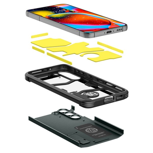 Spigen Samsung Galaxy S23 Cover Tough Armor Abyss Green