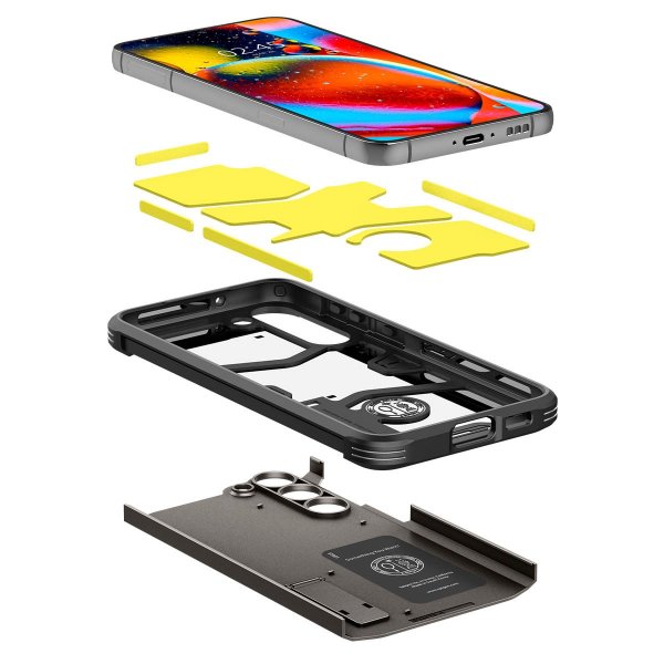 Spigen Samsung Galaxy S23 Cover Tough Armor Gunmetal