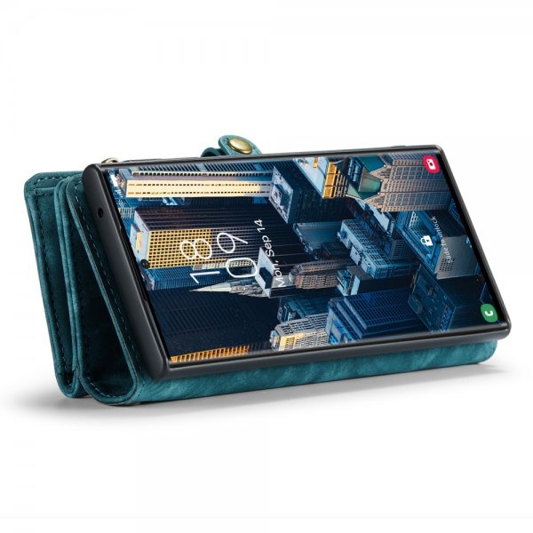 CaseMe Samsung Galaxy S23 Ultra Cover 008 Series Aftageligt Cover Petrol