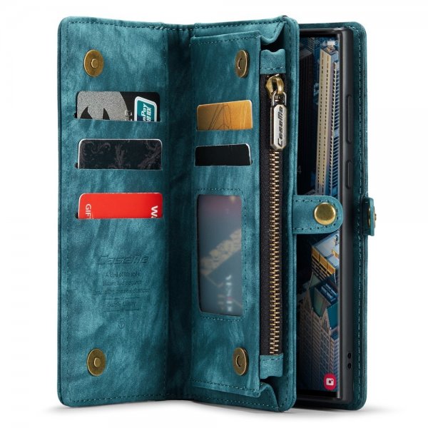 CaseMe Samsung Galaxy S23 Ultra Cover 008 Series Aftageligt Cover Petrol