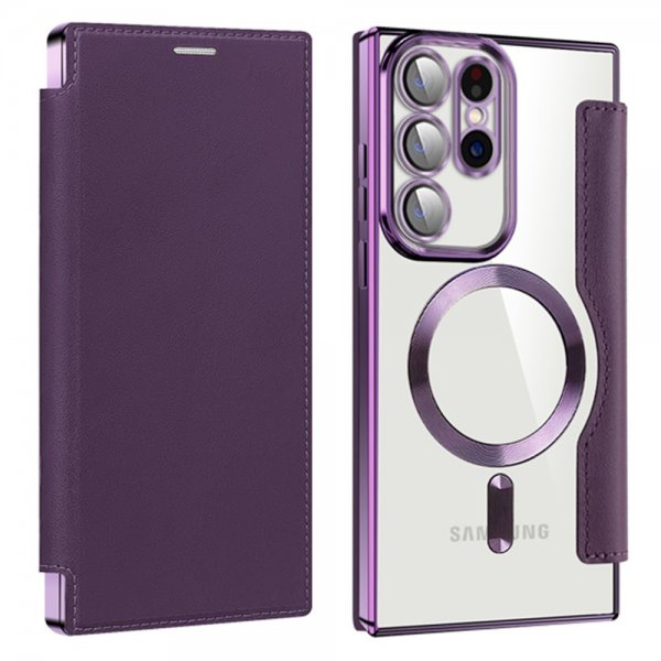 Samsung Galaxy S23 Ultra Cover MagSafe Lilla