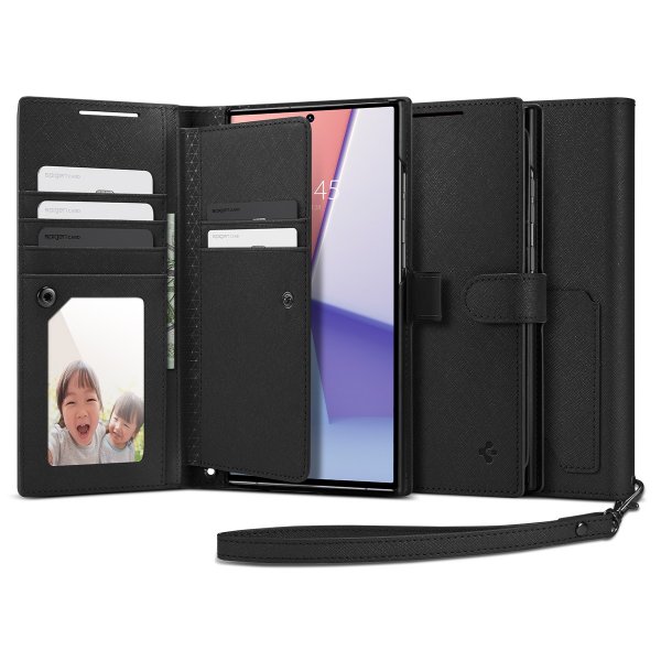 Spigen Samsung Galaxy S23 Ultra Cover Wallet S Plus Sort