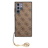 Guess Samsung Galaxy S23 Ultra Cover 4G Charms Brun