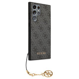 Guess Samsung Galaxy S23 Ultra Cover 4G Charms Grå