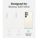 Ringke Samsung Galaxy S23 Ultra Cover Fusion Magnetic Mat Gennemsigtig