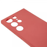 Samsung Galaxy S23 Ultra Cover Gummeret Rød