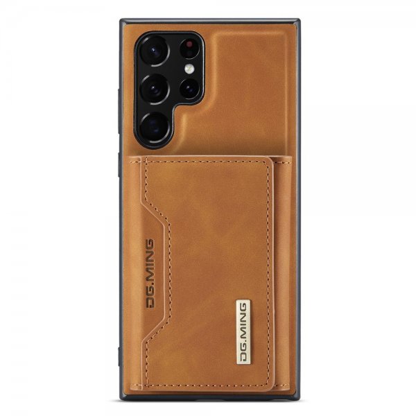 Dg.Ming Samsung Galaxy S23 Ultra Cover M2 Series Aftagelig Kortholder Brun