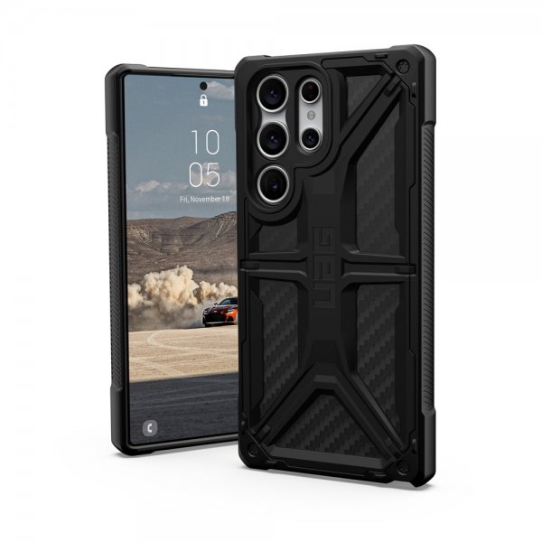 Urban Armor Gear (UAG) Samsung Galaxy S23 Ultra Cover Monarch Carbon Fiber Sort