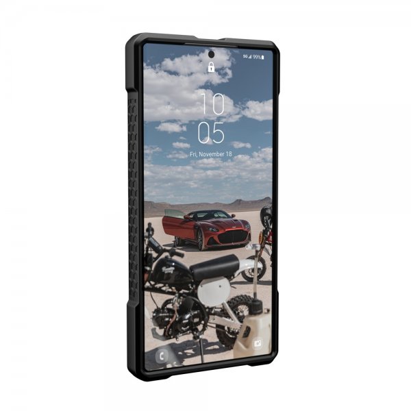 Urban Armor Gear (UAG) Samsung Galaxy S23 Ultra Cover Monarch Pro MagSafe Carbon Fiber Sort