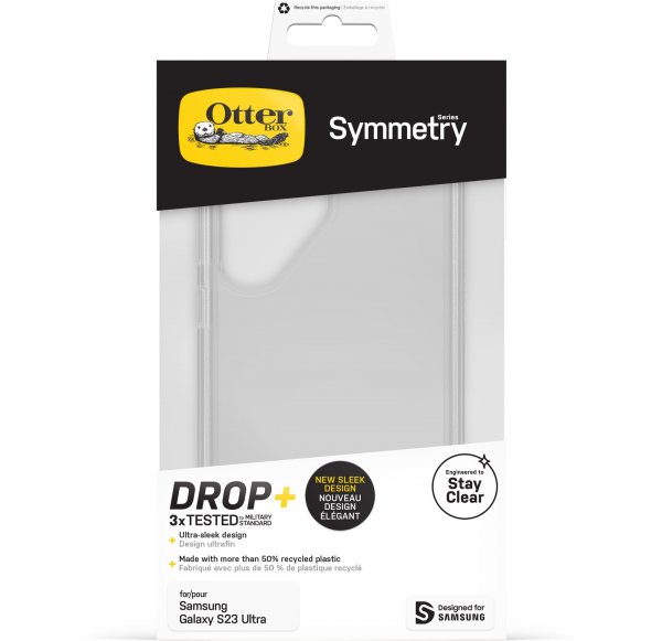 Otterbox Samsung Galaxy S23 Ultra Cover Symmetry Clear Transparent