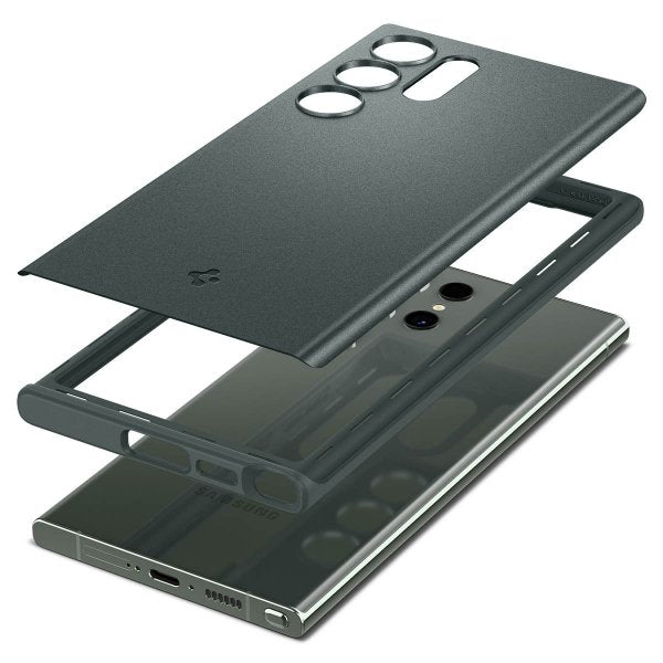 Spigen Samsung Galaxy S23 Ultra Cover Thin Fit Abyss Green