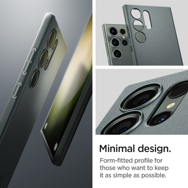 Spigen Samsung Galaxy S23 Ultra Cover Thin Fit Abyss Green