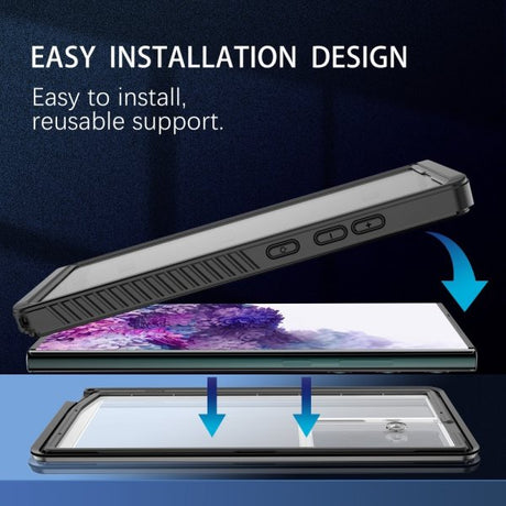 Redpepper Samsung Galaxy S23 Ultra Cover Vandtæt IP68 Sort