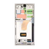 Samsung Galaxy S23 Ultra Skærm med LCD Display - Creme