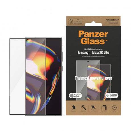 PanzerGlass Samsung Galaxy S23 Ultra Skærmbeskyttelse Ultra-Wide Fit EasyAligner