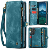 CaseMe Samsung Galaxy S24 FE Etui 008 Series Aftagelig Skal Blå
