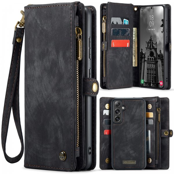 CaseMe Samsung Galaxy S24 FE Etui 008 Series Aftageligt Cover Sort