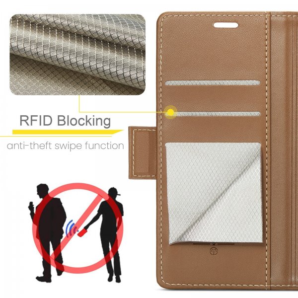 CaseMe Samsung Galaxy S24 FE Etui 023-serien Brun