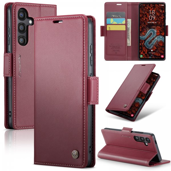 CaseMe Samsung Galaxy S24 FE Etui 023 Series Rød