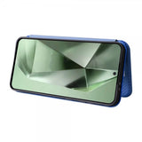 Samsung Galaxy S24 FE Etui Kulfibertekstur Blå