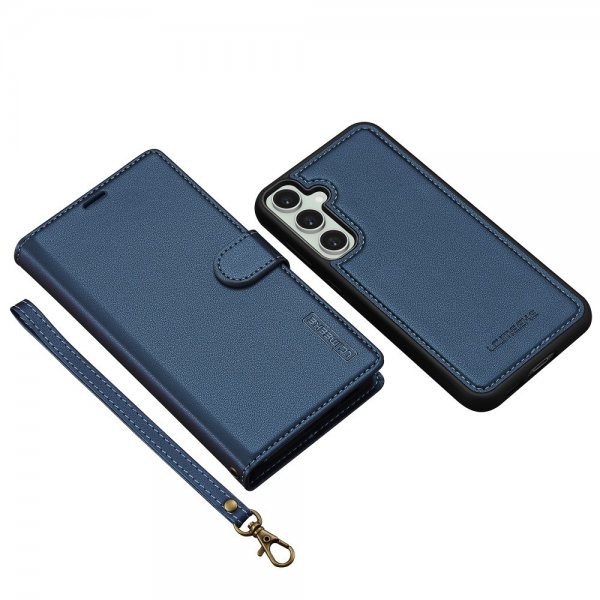 Lc.Imeeke Samsung Galaxy S24 FE Etui med Aftageligt Cover L2 Series MagSafe Blå