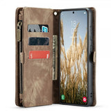 CaseMe Samsung Galaxy S24 Cover 008 Series Aftageligt Cover Brun
