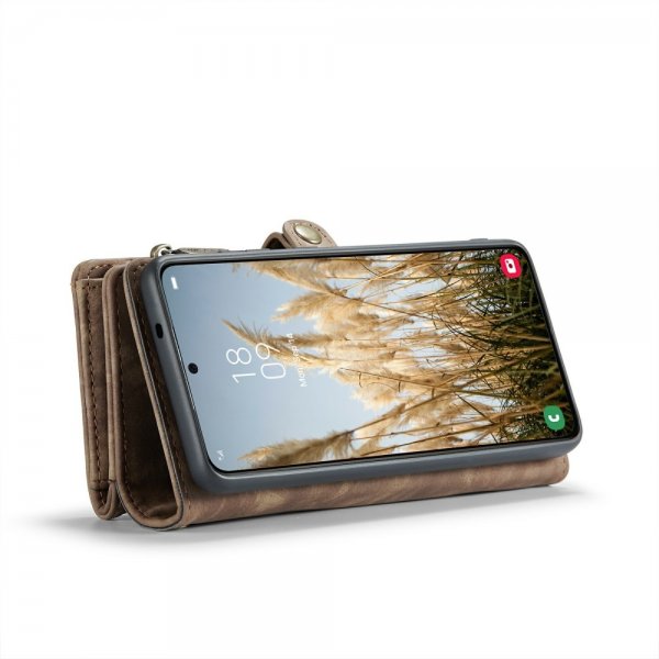 CaseMe Samsung Galaxy S24 Cover 008 Series Aftageligt Cover Brun