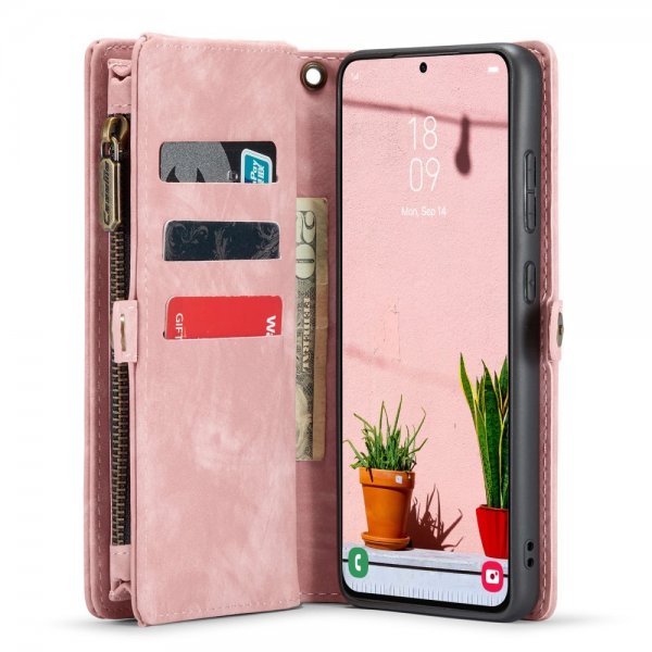 CaseMe Samsung Galaxy S24 Etui 008 Series Aftageligt Cover Rosa