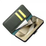 Qialino Samsung Galaxy S24 Etui Ægte Læder Grøn