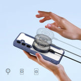 Dux Ducis Samsung Galaxy S24 Cover Skin X Pro Series Kickstand MagSafe Blå