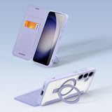 Dux Ducis Samsung Galaxy S24 Cover Skin X Pro Series Kickstand MagSafe Lilla